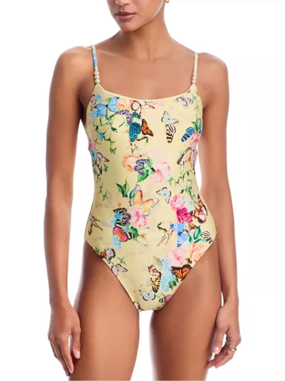 L'AGENCE Remi Butterflies One Piece Swimsuit